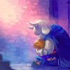 Frisk And Toriel Undertale Characters paint by number