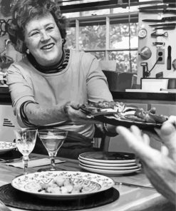 Julia Child paint by number
