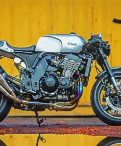 Kawasaki Cafe Racer paint by number