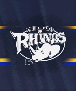 Leeds Rhinos Rugby Logo paint by number