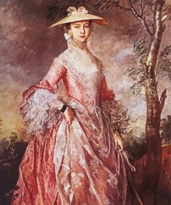 Mary Contesse De Howe 18th Century Woman paint by number