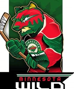 Minnesota Wild Logo paint by number