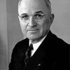 Monochrome Truman President paint by number