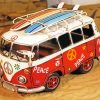 Old Peace Van Toy paint by number