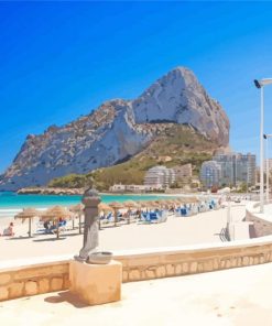 Penon De Ifach In Calpe paint by number