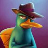 Perry The Platypus Animation paint by number