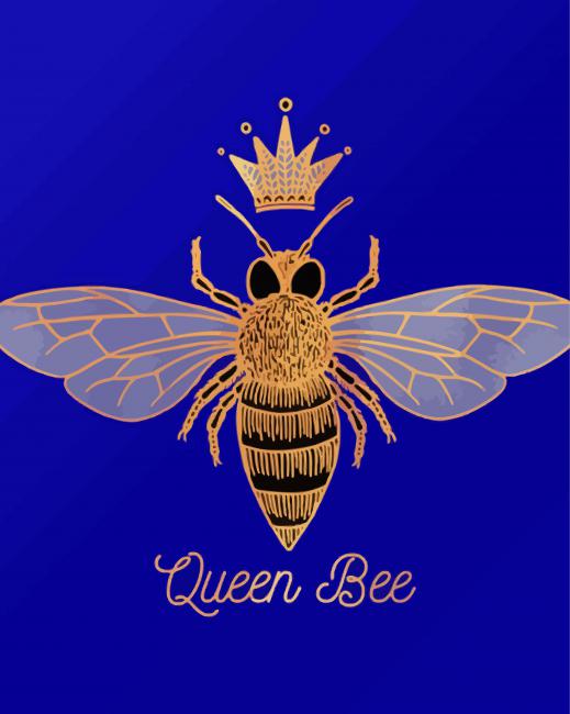 Queen Bee Art paint by number
