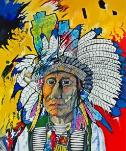 Red Cloud Art paint by number