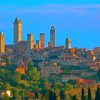 San Gimignano paint by number