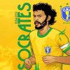 Socrates Brazilian Player Art paint by number