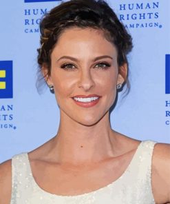 The Actress Jill Wagner paint by number