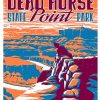 Utah Dead Horse State Park Poster paint by number