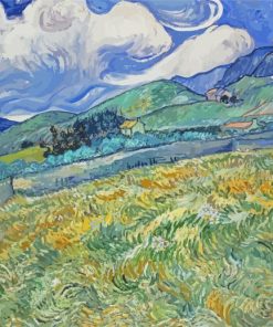 Vincent Van Gogh Landscape From Saint Rémy paint by number