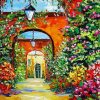 Aesthetic Garden Arch Art paint by number