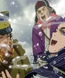 Aesthetic Golden Kamuy Manga paint by number