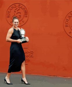 Classy Ashleigh Barty paint by number