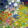 Flower Garden By Klimt paint by number