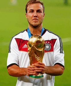 Mario Gotze paint by number