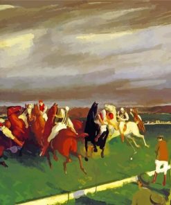 Polo At Lakewood By George Bellows paint by number