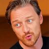 The Actor James Mcavoy paint by number