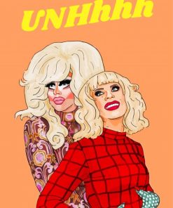 Trixie And Katya paint by number