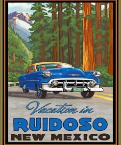 Vacation In Ruidoso paint by number