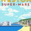 Weston Super Mare Beach Poster paint by number