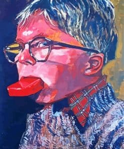 A Christmas Story Character paint by number