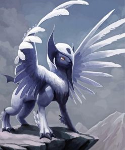 Absol Pokemon paint by number
