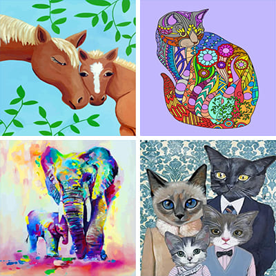 Animals Paint By Numbers