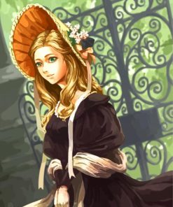 Anime Cosette paint by number