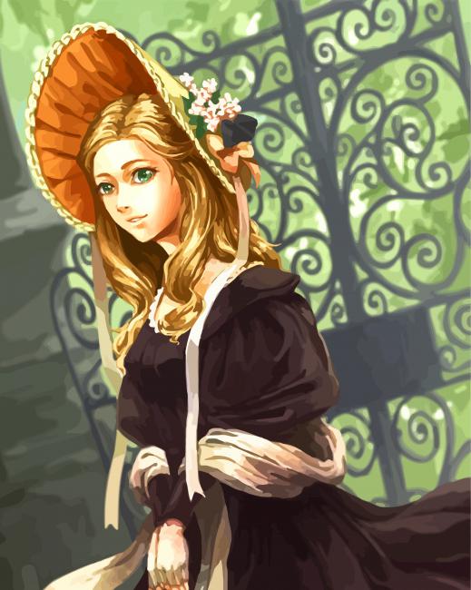 Anime Cosette paint by number