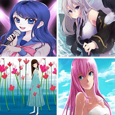 Anime Girls Paint By Numbers