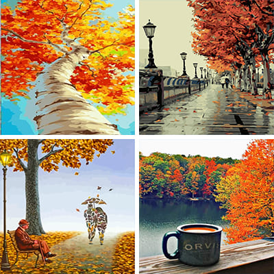 Autumn Paint By Numbers