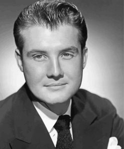 Black And White Actor George Reeves paint by number