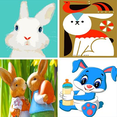 Bunny Paint By Numbers