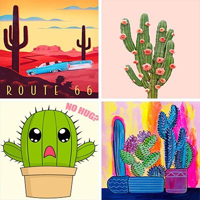 Cactus Paint By Numbers