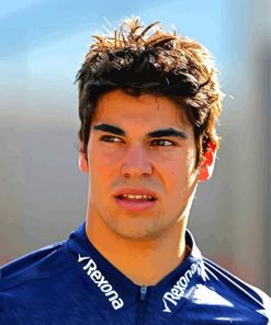 Canadian Belgian Lance Stroll paint by number