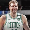 Celtics Dirk Nowitzki paint by number