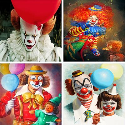 Clowns Paint By Numbers