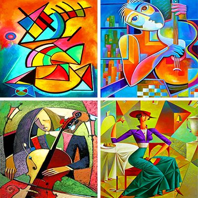 Cubism Paint By Numbers