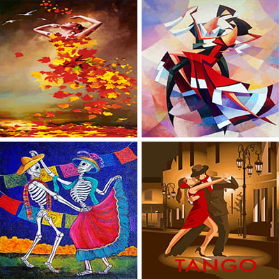 Dancers Paint By Numbers