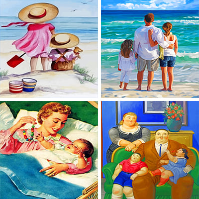 Family Paint By Numbers