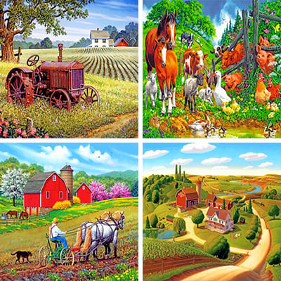 Farms Paint By Numbers