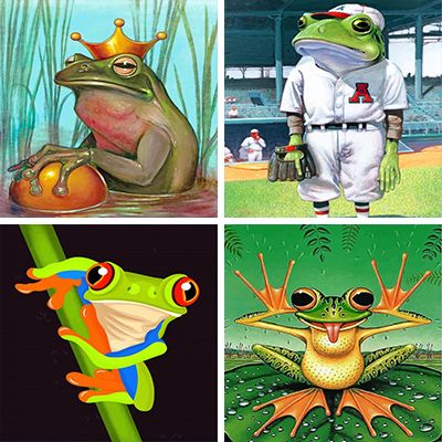 Frogs Paint by Numbers