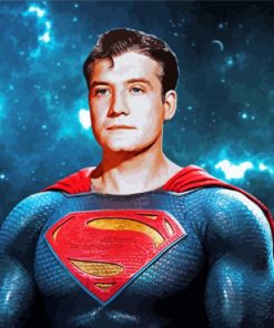 George Reeves Superman Character paint by number