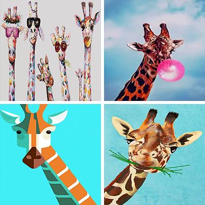 Giraffes Paint By Numbers