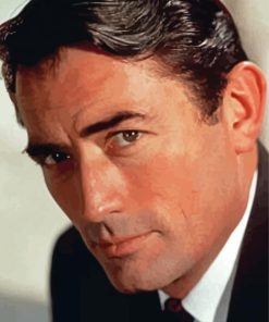 Gregory Peck paint by number