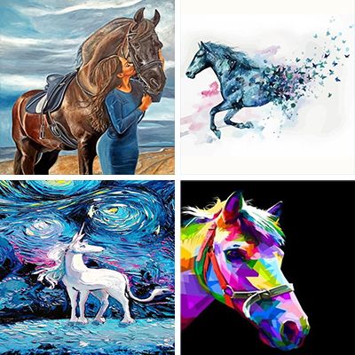 Horse Paint By Numbers