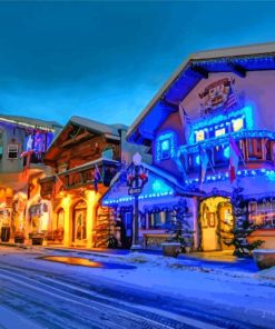 Leavenworth Christmas paint by number